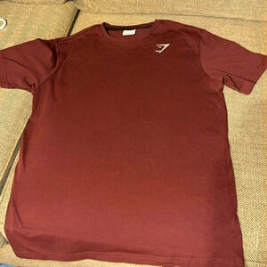 GYMSHARK Short Sleeve Muscle Gym Shirt Fitness Athlete Athletic Size SM